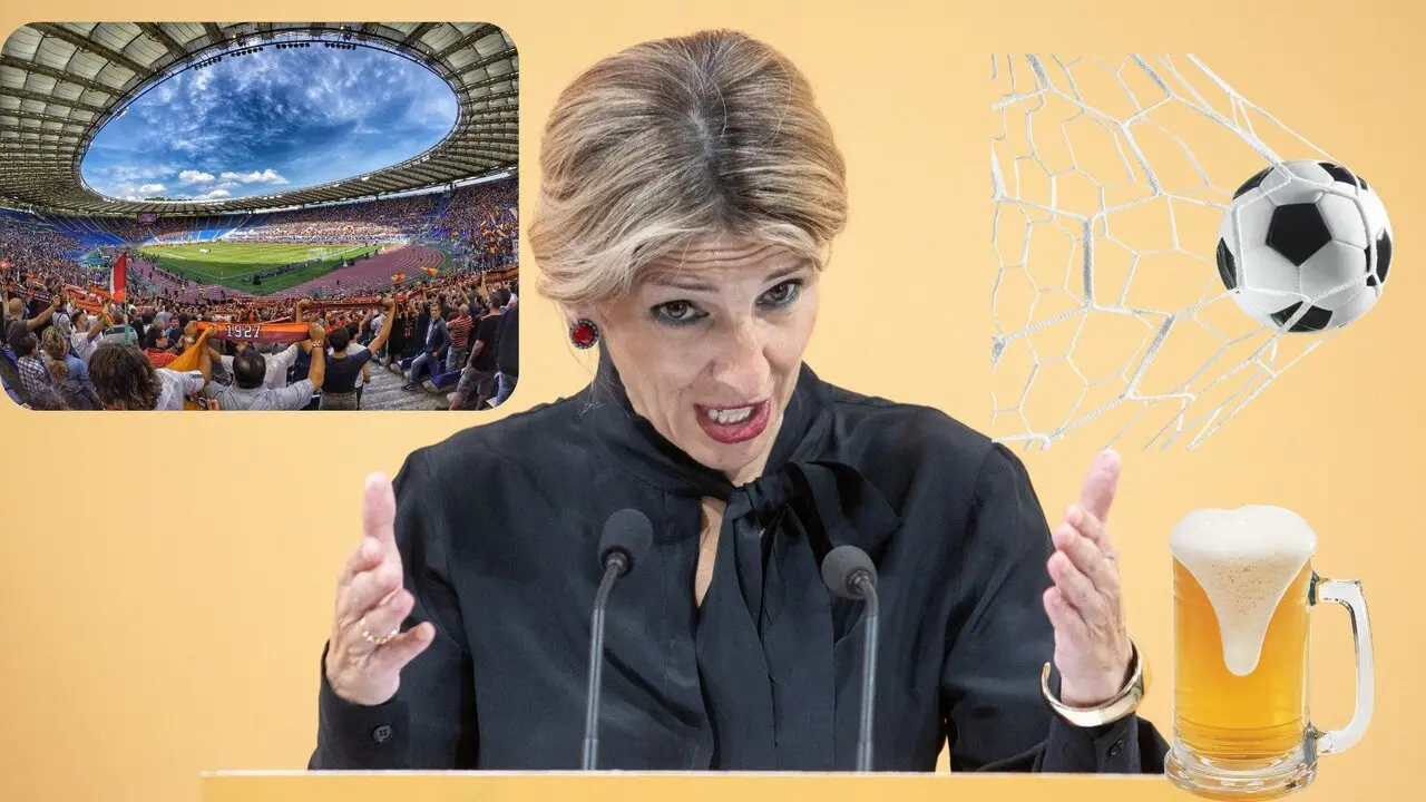 Yolanda D&iacute;az quiere prohibir el alcohol en el estadio. / EP