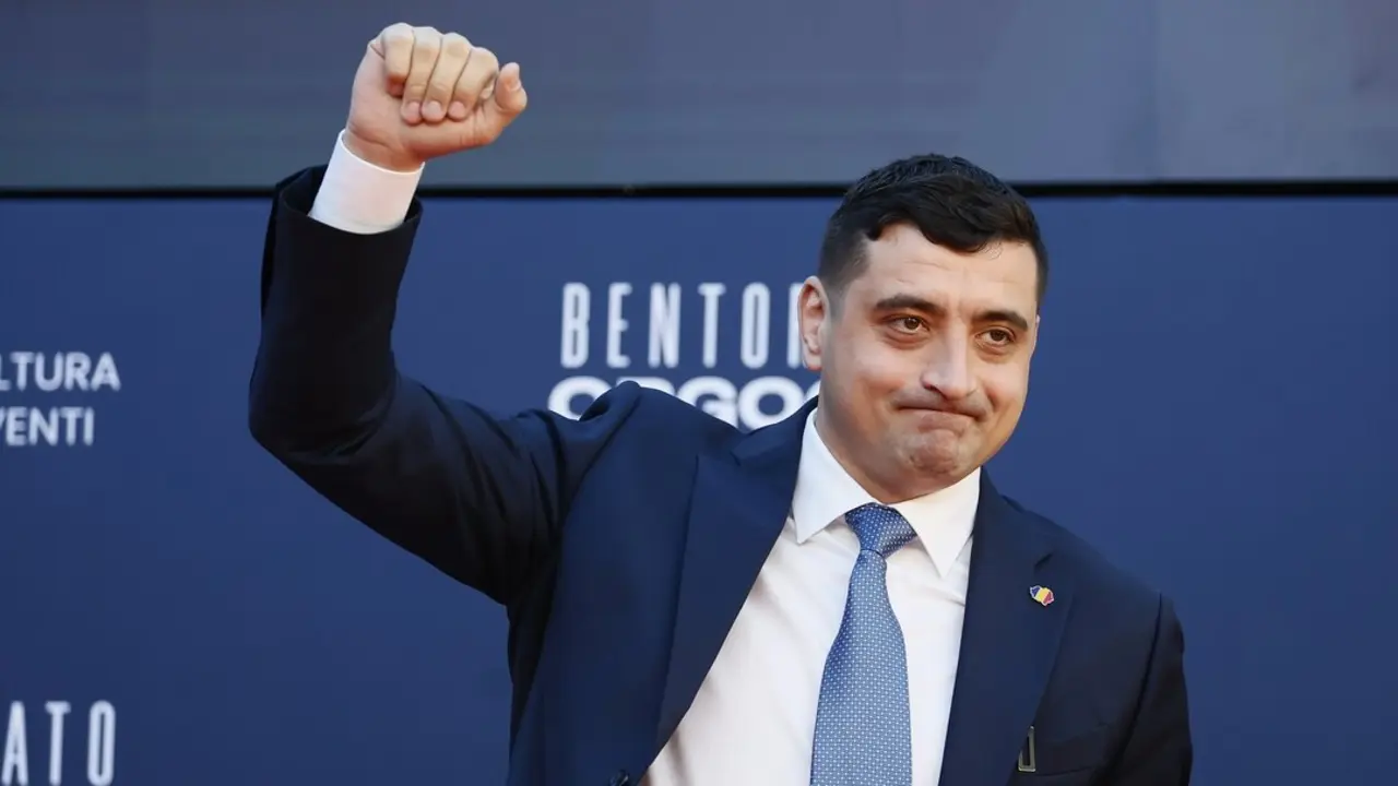 El candidato nacionalista George Simion. / Cecilia Fabiano. / EP