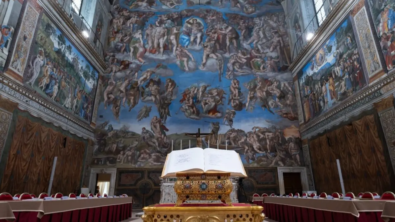 Imagen del Juicio Final de Miguel &Aacute;ngel en la Capilla Sixtina, en el Vaticano. / EP