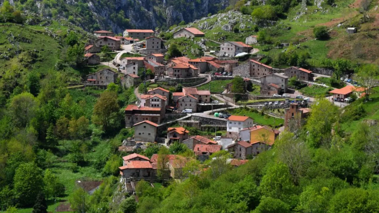 Pueblo de Tresviso, en Cantabria. / A.S.