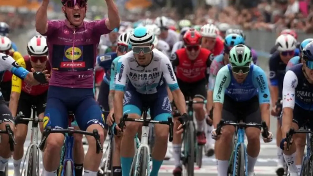 Padersen gana la etapa del Giro. / Giro de Italia