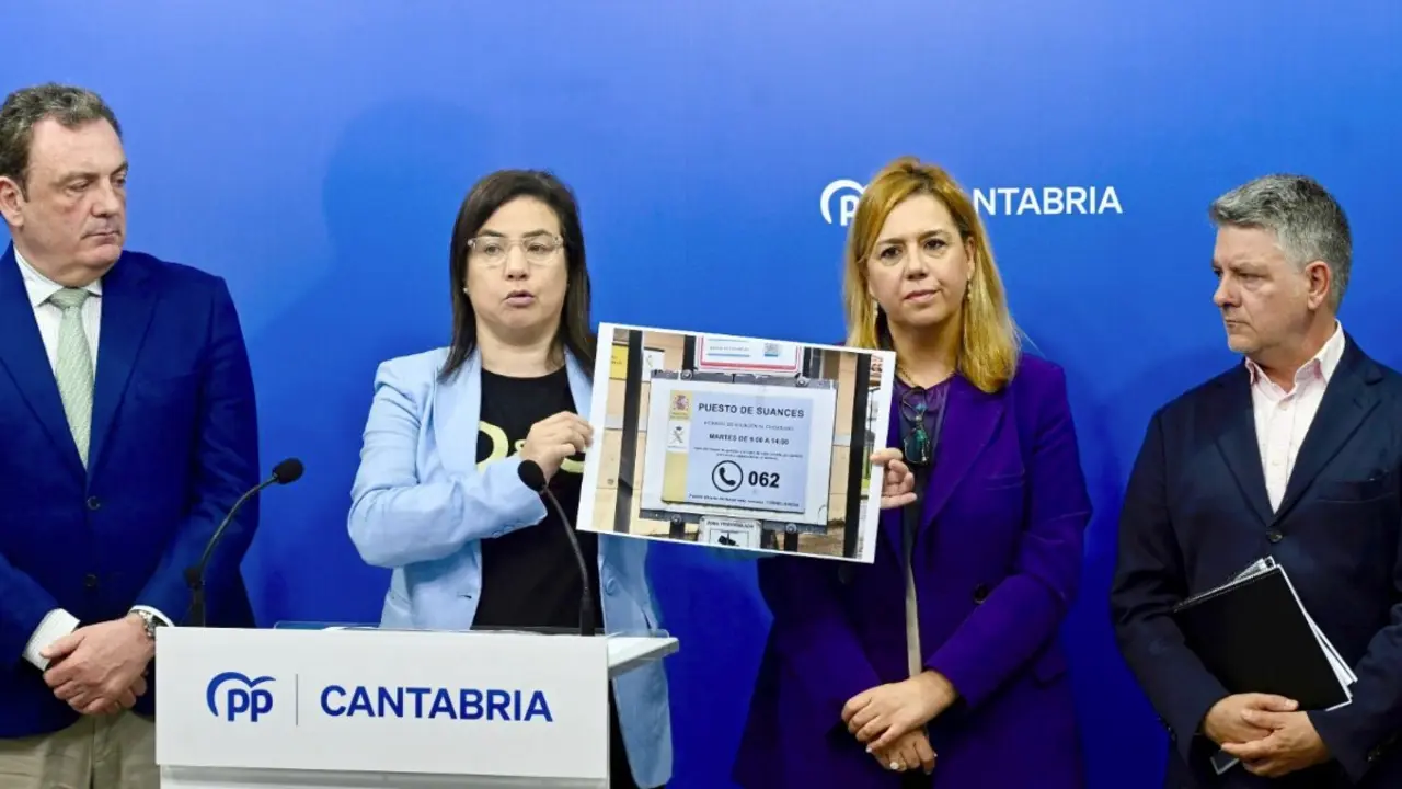 La portavoz de Interior del PP en el Congreso, Ana V&aacute;zquez, exige responsabilidades al Gobierno de S&aacute;nchez por el cierre de cuarteles y el auge de la criminalidad en Cantabria.