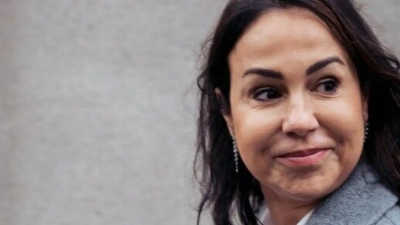 La expresidenta de ADIF, Isabel Pardo de Vera, a su llegada a declarar al Tribunal Supremo por el &lsquo;caso Koldo&rsquo;. / Gabriel Luengas