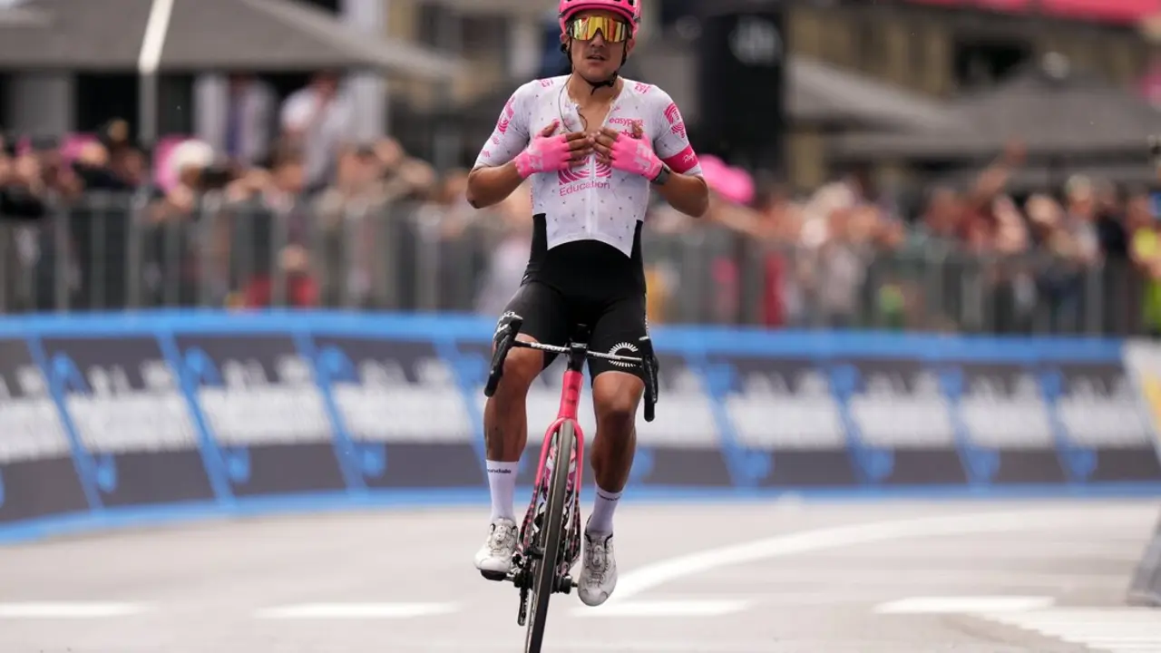 El ciclista ecuatoriano Richard Carapaz (EF Education-EasyPost). / X