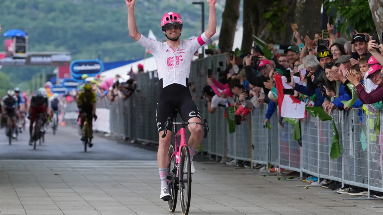 El ciclista dan&eacute;s Kasper Asgreen (EF Education-EasyPost). / X