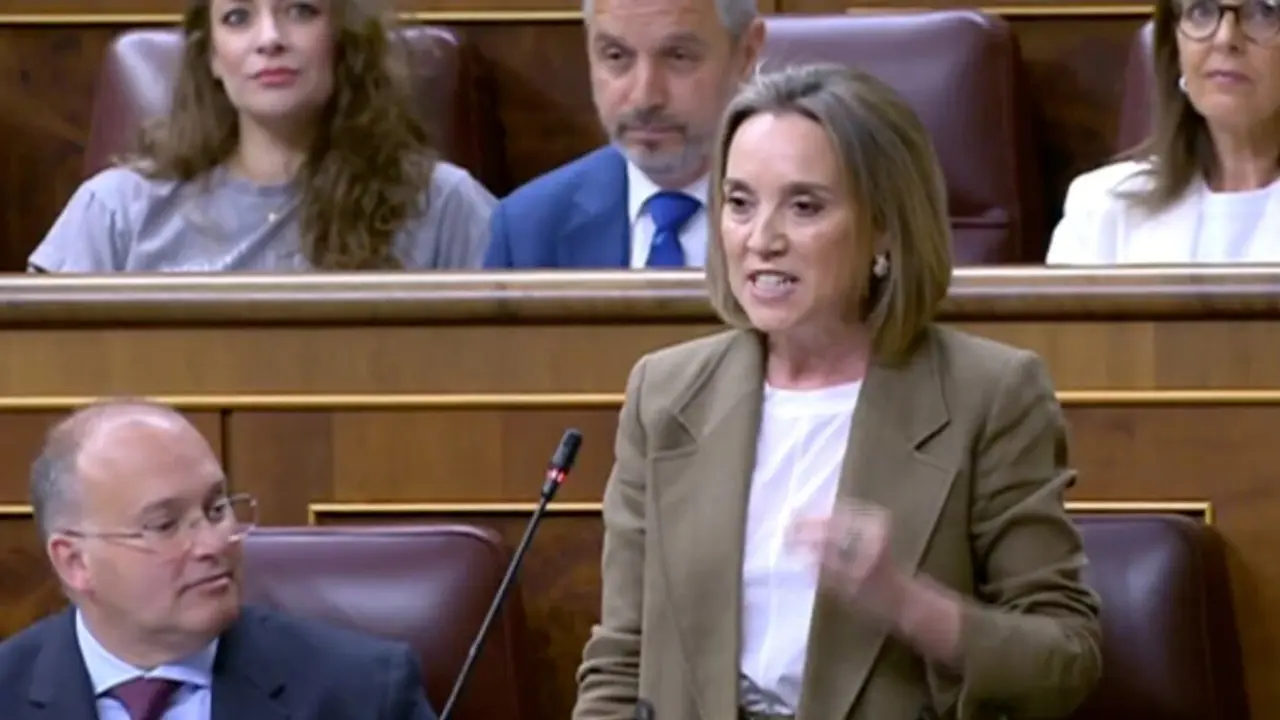 Cuca Gamarra durante la sesi&oacute;n de control al Gobierno. / X