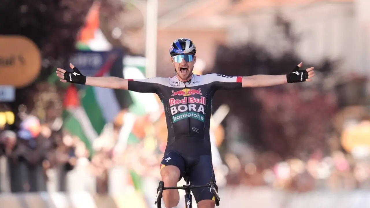 El ciclista Nico Denz (Red Bull-BORA-hansgrohe). / X