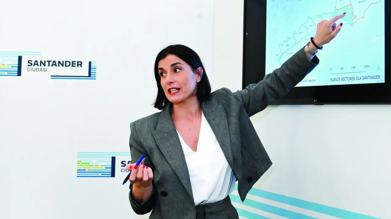 La alcaldesa de Santander, Gema Igual, inform&oacute; el pasado abril sobre las alegaciones aceptadas y desestimadas para la nueva normativa de la OLA. / Alerta