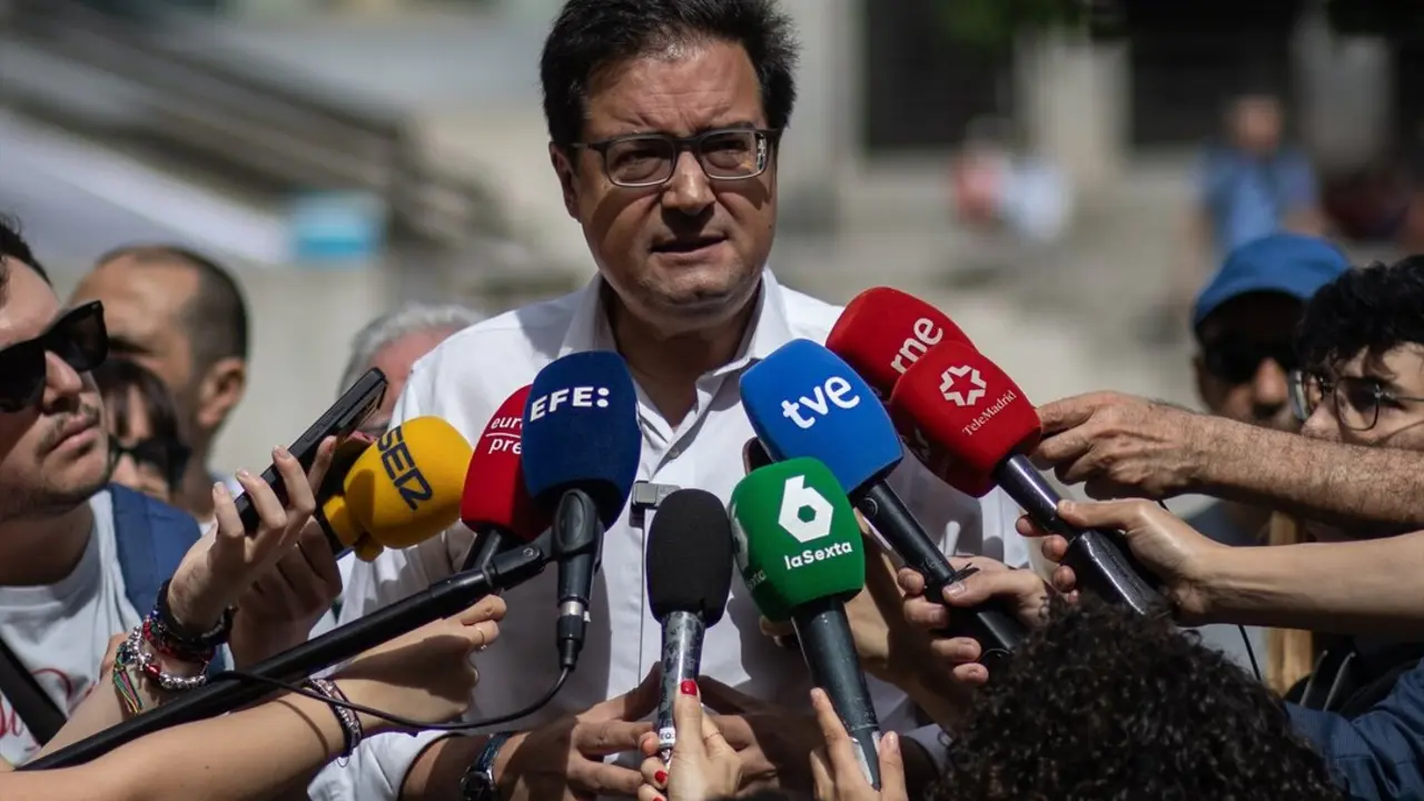 El secretario general del PSOE de Madrid y ministro para la Transformaci&oacute;n Digital y de la Funci&oacute;n P&uacute;blica, &Oacute;scar L&oacute;pez. / Alejandro Mart&iacute;nez V&eacute;lez
