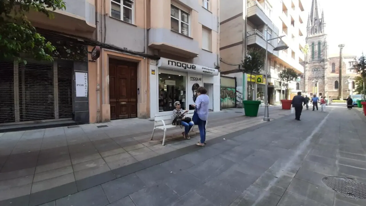 Una de las calles principales de Santander. / S.D.
