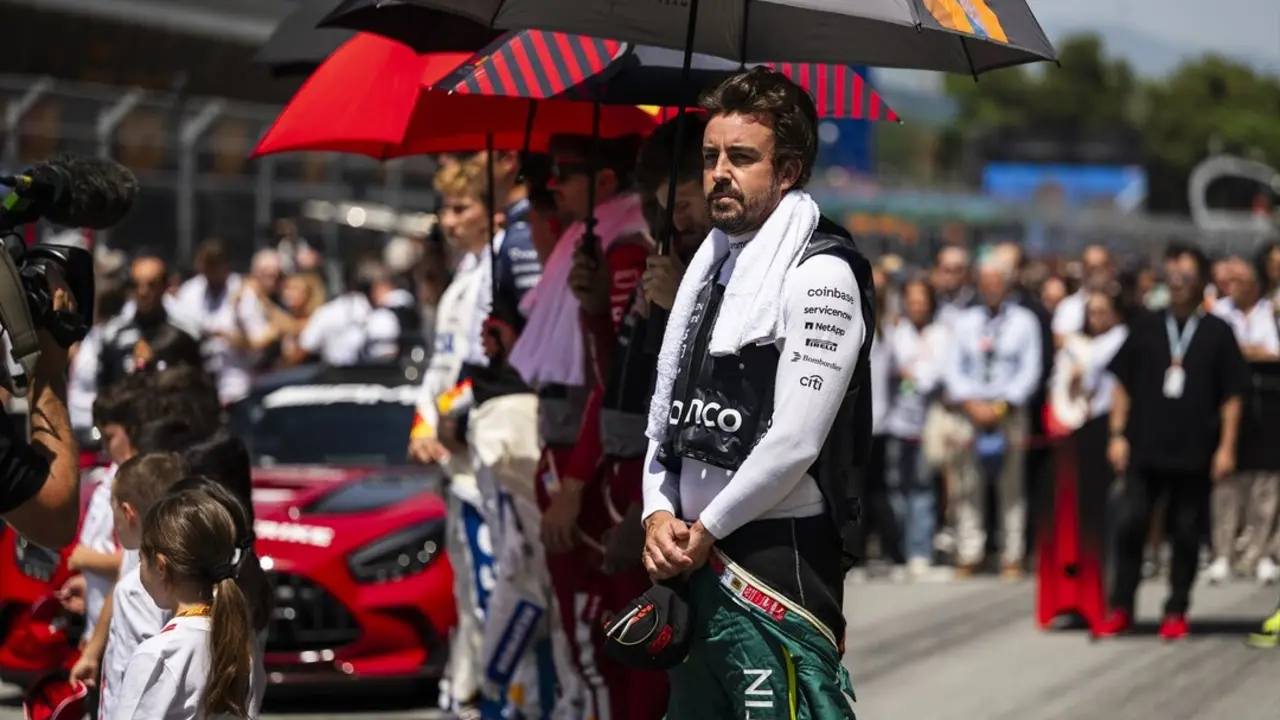 Fernando Alonso durante el GP de Espa&ntilde;a. / EP