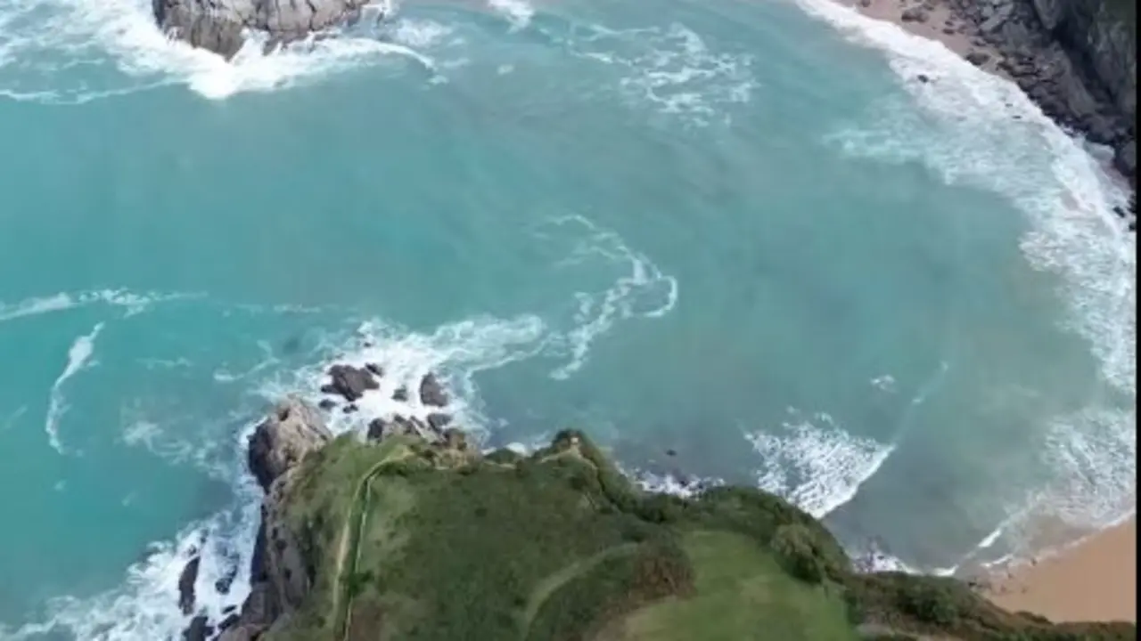 Vista a&eacute;rea de una de las maravillas de Cantabria. / A.E.