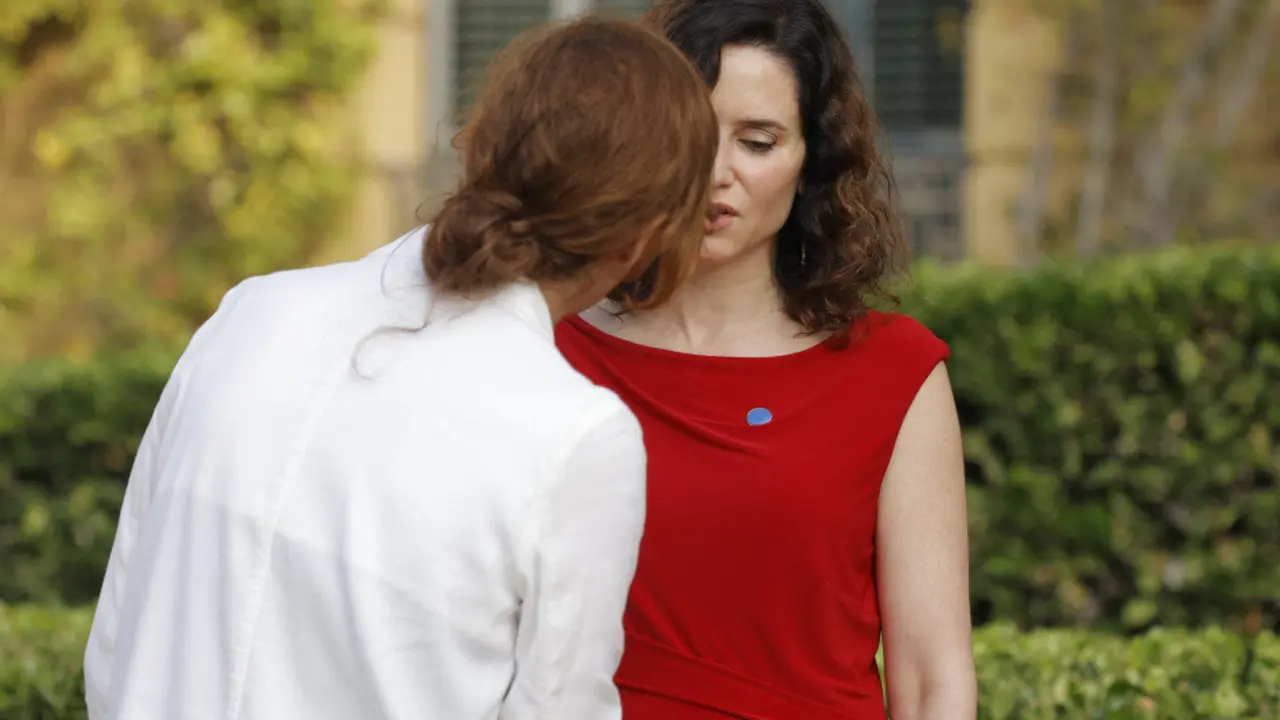 La ministra de Sanidad, M&oacute;nica Garc&iacute;a y la presidenta de la Comunidad de Madrid, Isabel D&iacute;az Ayuso. / X