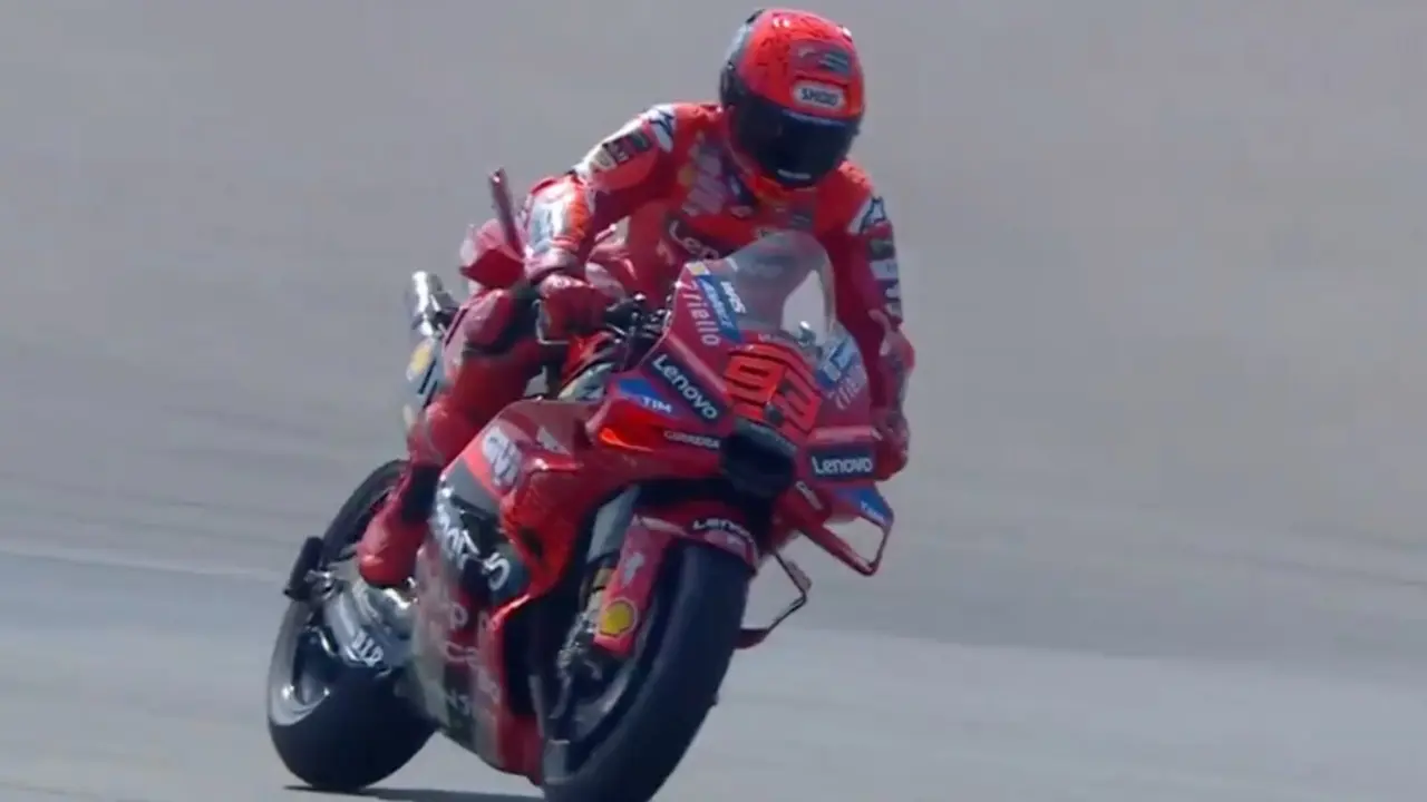 Mar M&aacute;rquez durante el GP de Arag&oacute;n. / MotoGP