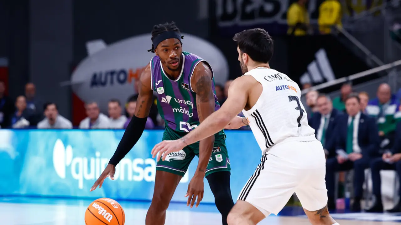 Partido entre el Real Madrid y el Unicaja. / EP