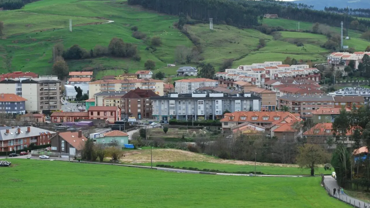 Vista general de Renedo de Pi&eacute;lagos. / FB