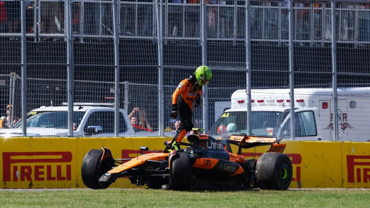 Lando Norris durante el GP de Canad&aacute;. / EP