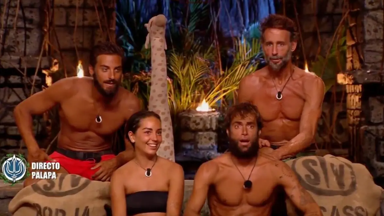 Los concursantes el &uacute;ltimo d&iacute;a en la Palapa. / Supervivientes