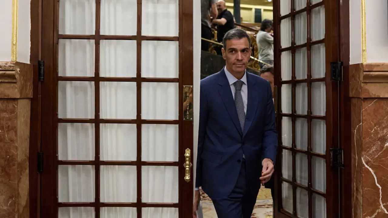 El presidente del Gobierno, Pedro S&aacute;nchez, durante una sesi&oacute;n de control al Gobierno. / Jes&uacute;s Hell&iacute;n