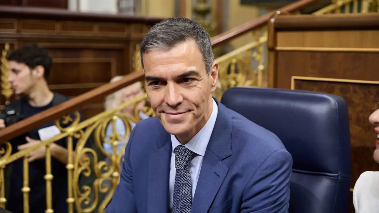El presidente del Gobierno, Pedro S&aacute;nchez, durante una sesi&oacute;n de control al Gobierno. / EP