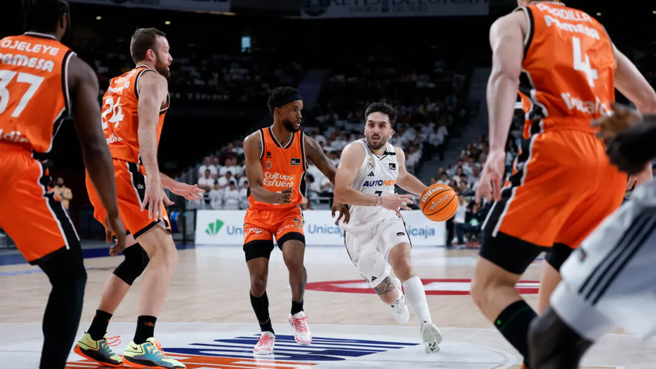 Un encuentro entre el Real Madrid - Valencia Basket. / EP