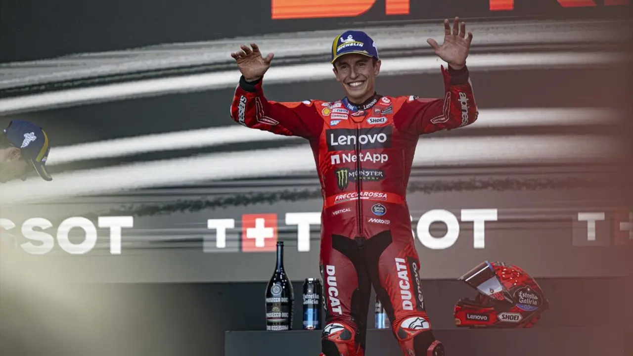 M&aacute;rquez en el GP de Arag&oacute;n. / EP