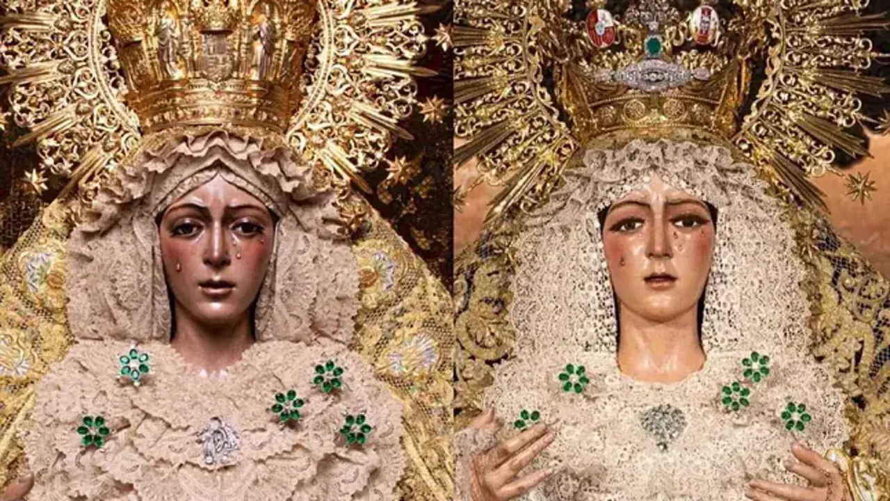 Antes y después de la Virgen de la Esperanza Macarena / Hermandad de La Macarena