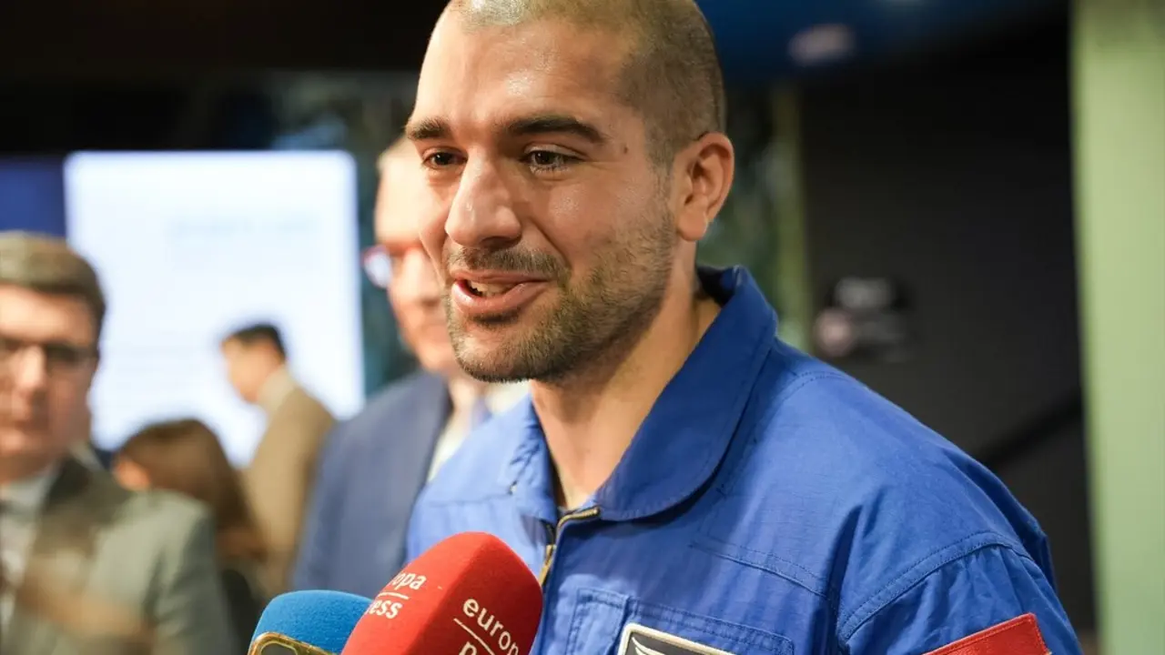 El astronauta de la ESA Pablo &Aacute;lvarez. / Mar&iacute;a Jos&eacute; L&oacute;pez / Archivo