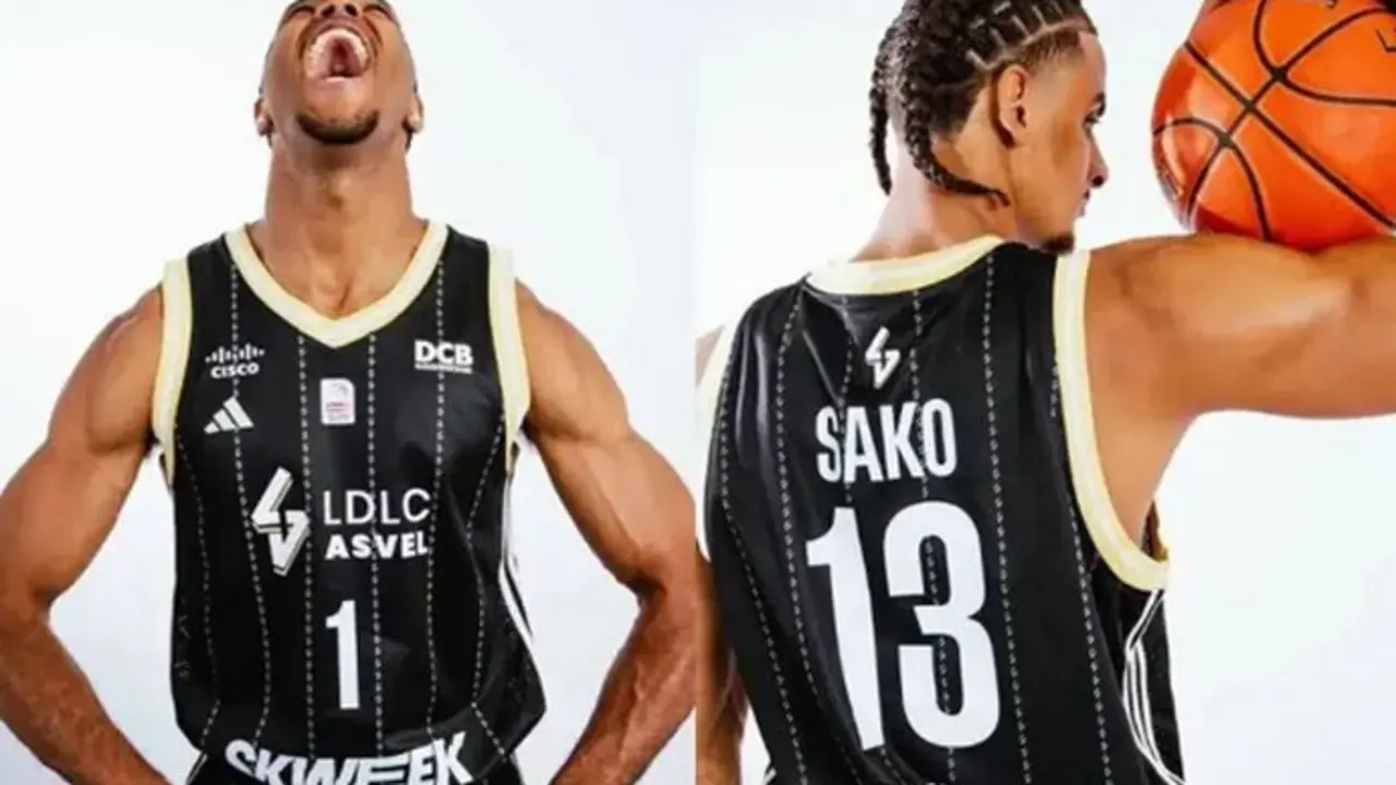 Neal Sako, en el Media Day del ASVEL Villeurbanne. / x