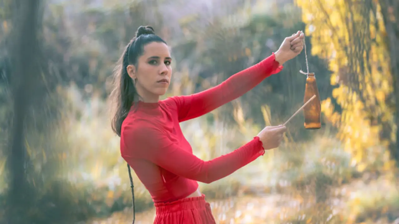 La cantante, percusionista y compositora aragonesa, Ester Vallejo. / x