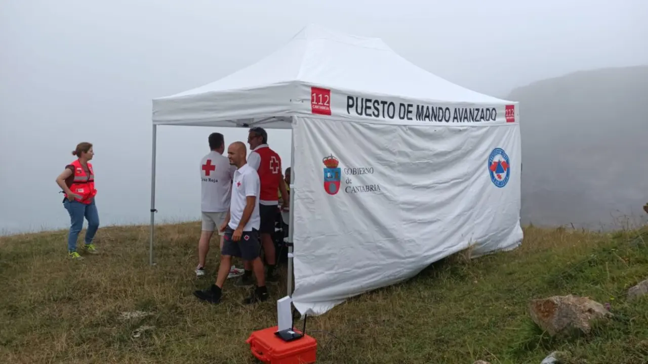 Operativo de b&uacute;squeda del joven. / 112 Cantabria