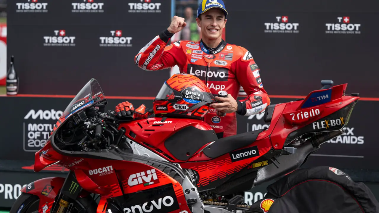 Marc M&aacute;rquez durante el GP de Assen. / EP