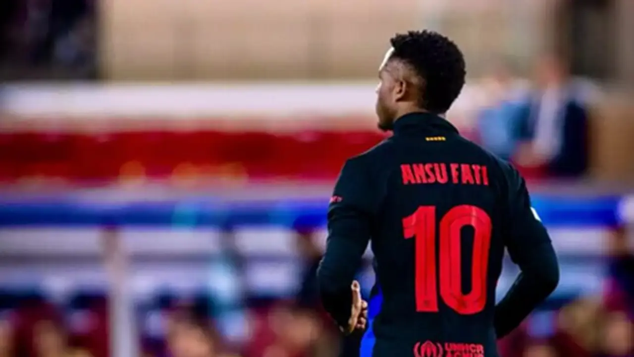El jugador azulgrana Ansu Fati. / x