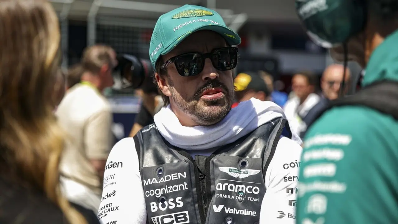 El piloto espa&ntilde;ol de Aston Martin, Fernando Alonso. / EP