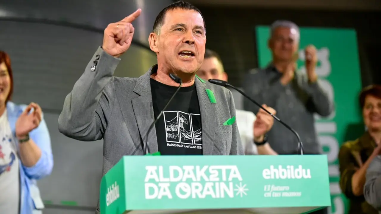 El coordinador general de Bildu, Arnaldo Otegi. / Arnaitz Rubio