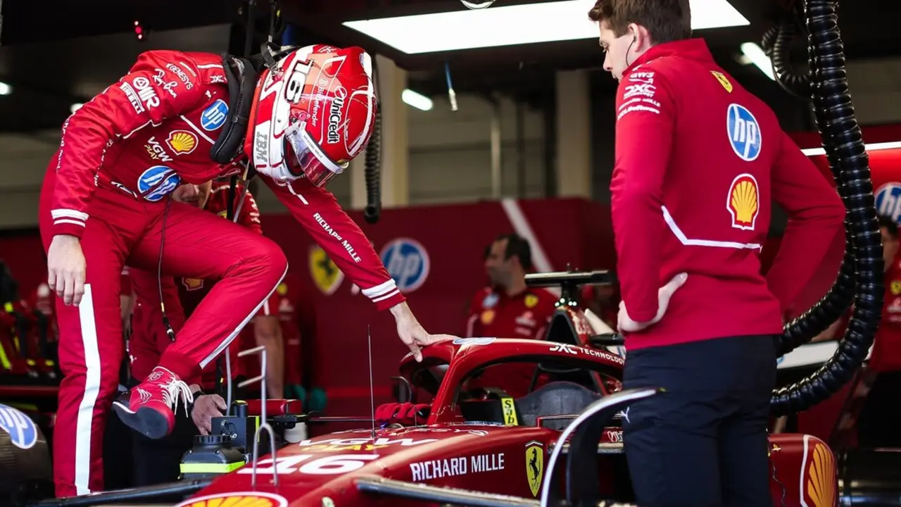 Charles Leclerc, Scuderia Ferrari SF-25, durante el Gran Premio de Gran Breta&ntilde;a de F&oacute;rmula 1. / EP