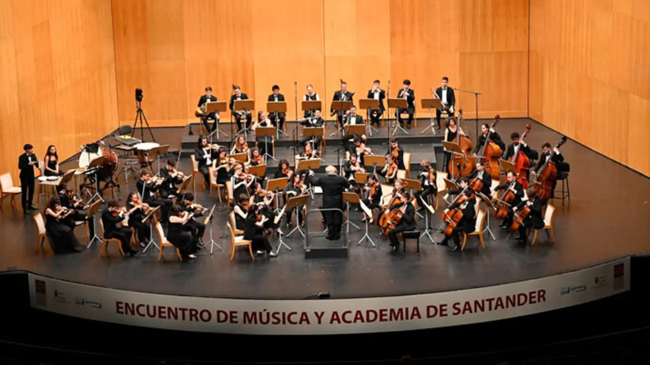 La orquesta Freixenet en el Encuentro de M&uacute;sica y Academia. / x