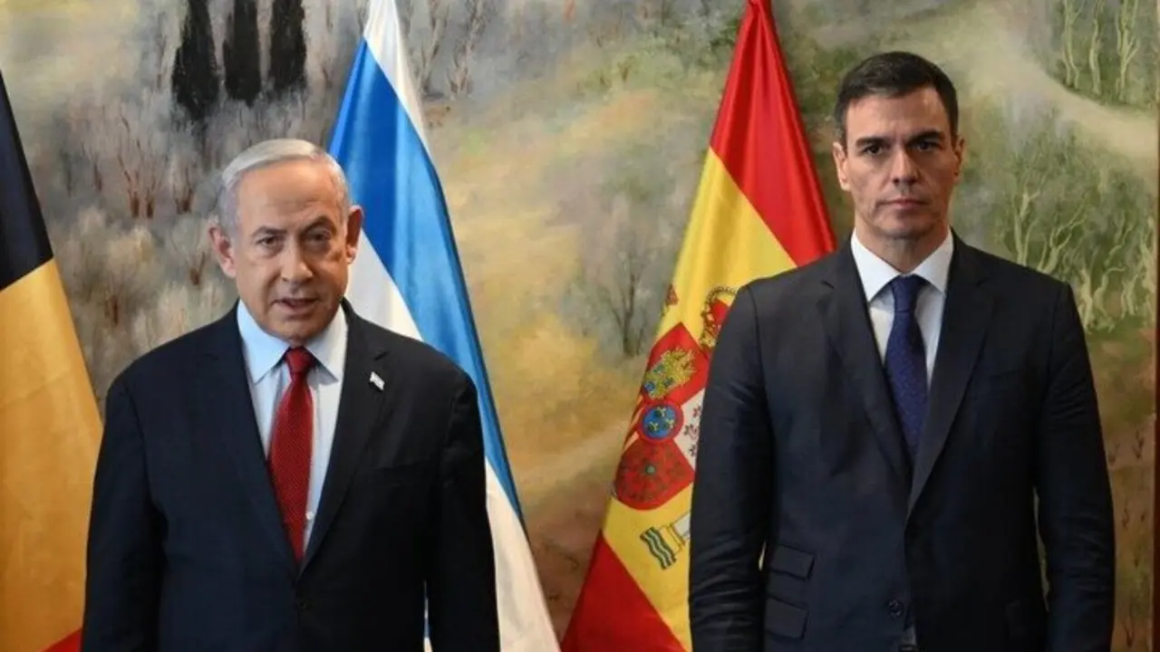 Pedro S&aacute;nchez y Benjamin Netanyahu. / EP