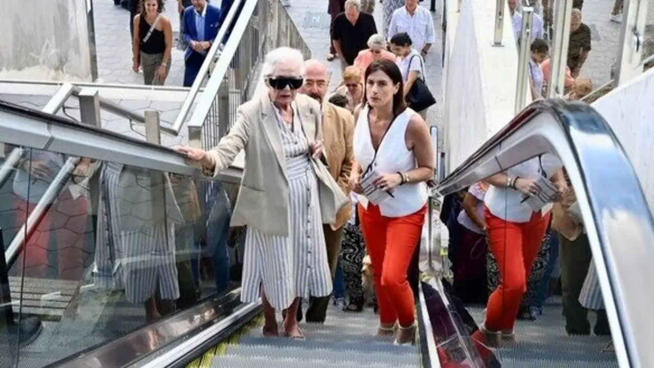 La alcaldesa, Gema Igual durante la inauguraci&oacute;n. / A.E