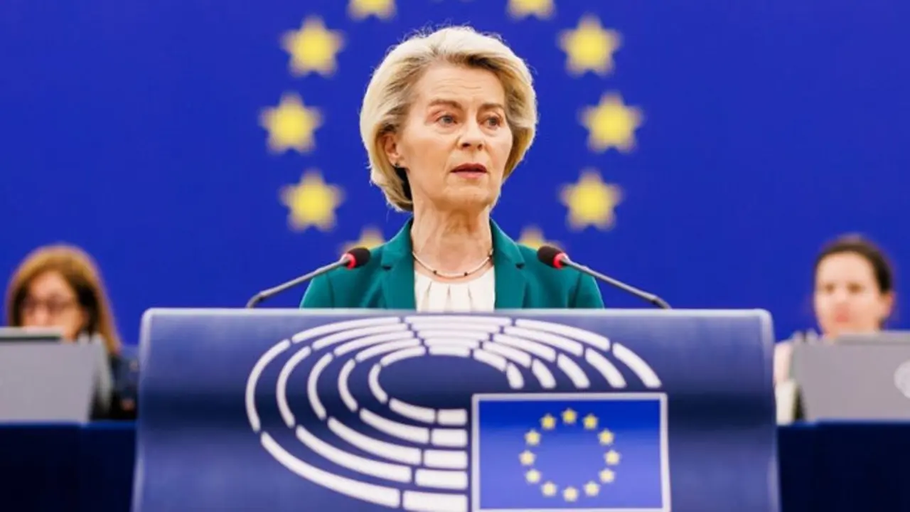 La presidenta de la Comisi&oacute;n Europea, Ursula von der Leyen. / x