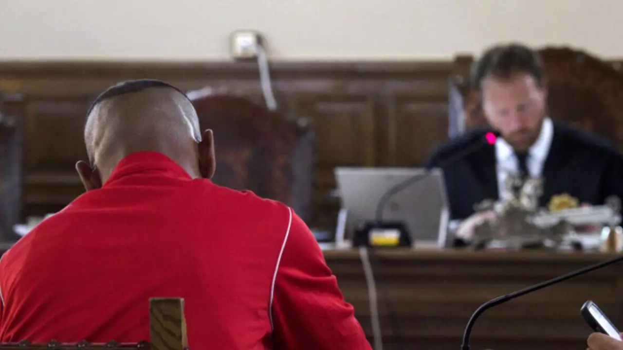 Momento del juicio del acusado. / RRSS