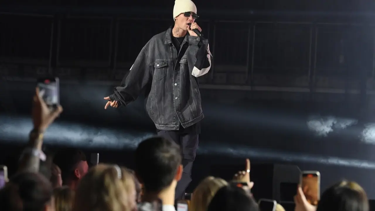 El cantante canadiense Justin Bieber durante el festival Jingle Bell Ball en el O2 Arena de Londres. / Jonathan Hordle / Archivo
