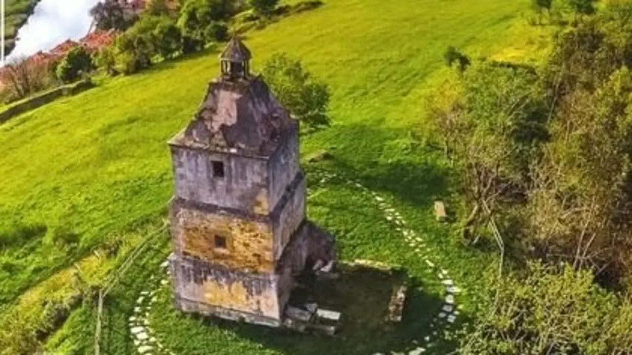 La torre del reloj vista desde arriba. / A.L.