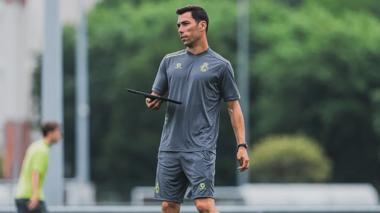 El preparador f&iacute;sico del Racing, Dani Salvador. / RRC