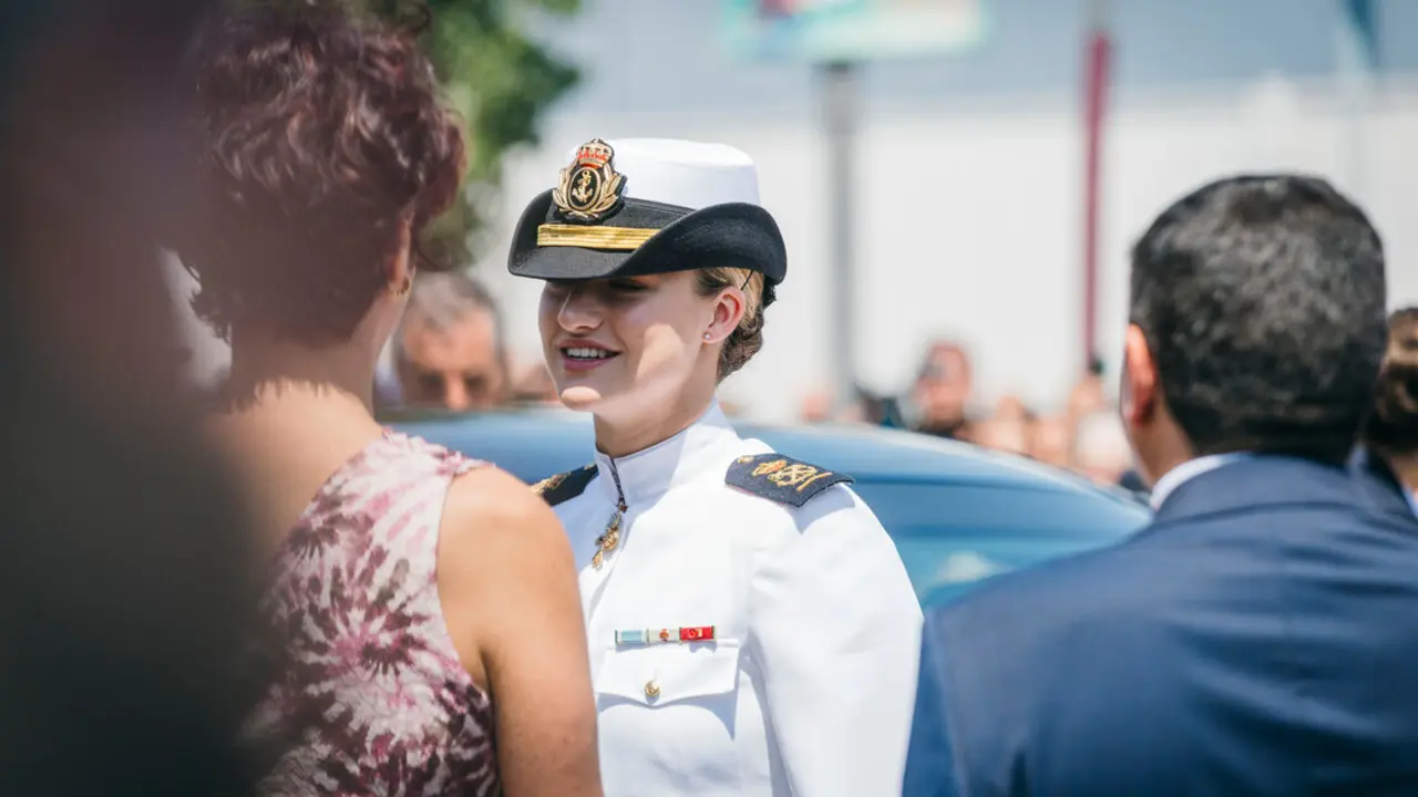 La princesa Leonor fue galardonada con la Medalla de Oro de Galicia. / EP