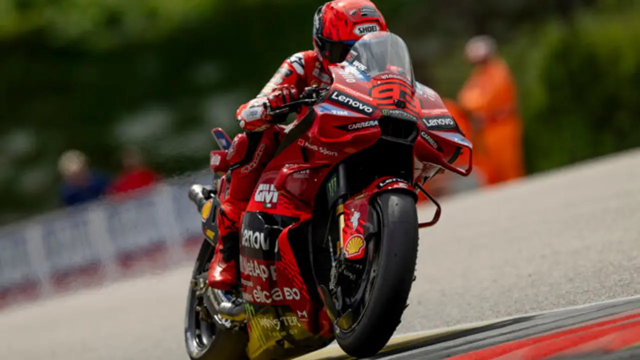 El piloto espa&ntilde;ol Marc M&aacute;rquez (Ducati), en el GP de Alemania. / x