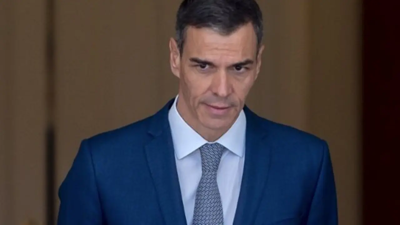 El presidente del Gobierno, Pedro S&aacute;nchez, antes de un encuentro con el lehendakari, Imanol Pradales, en el Palacio de La Moncloa. / Alberto Ortega