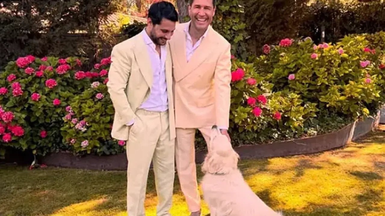 Jaime Cantizano se cas&oacute; con Miguel Garc&iacute;a Golding en una ceremonia privada. / Instagram
