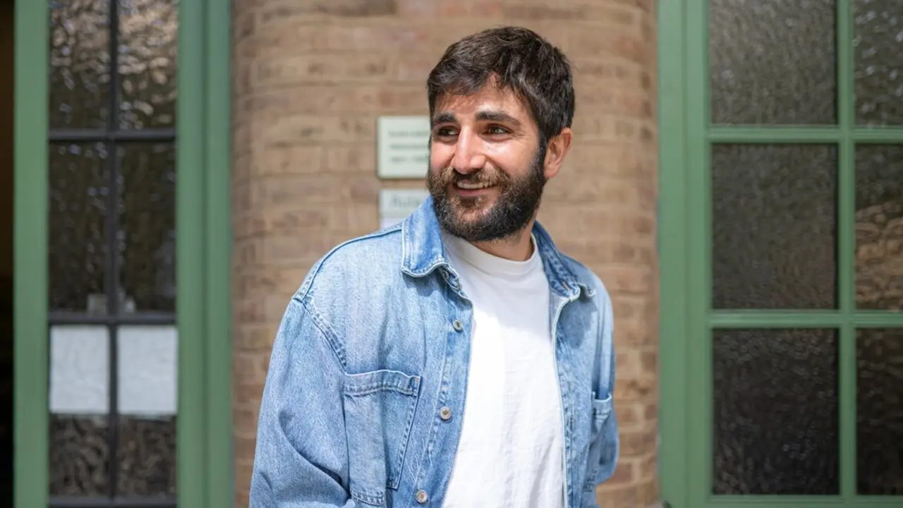 El jugador de baloncesto Ricky Rubio tras una rueda de prensa. / Lorena Sope&ntilde;a