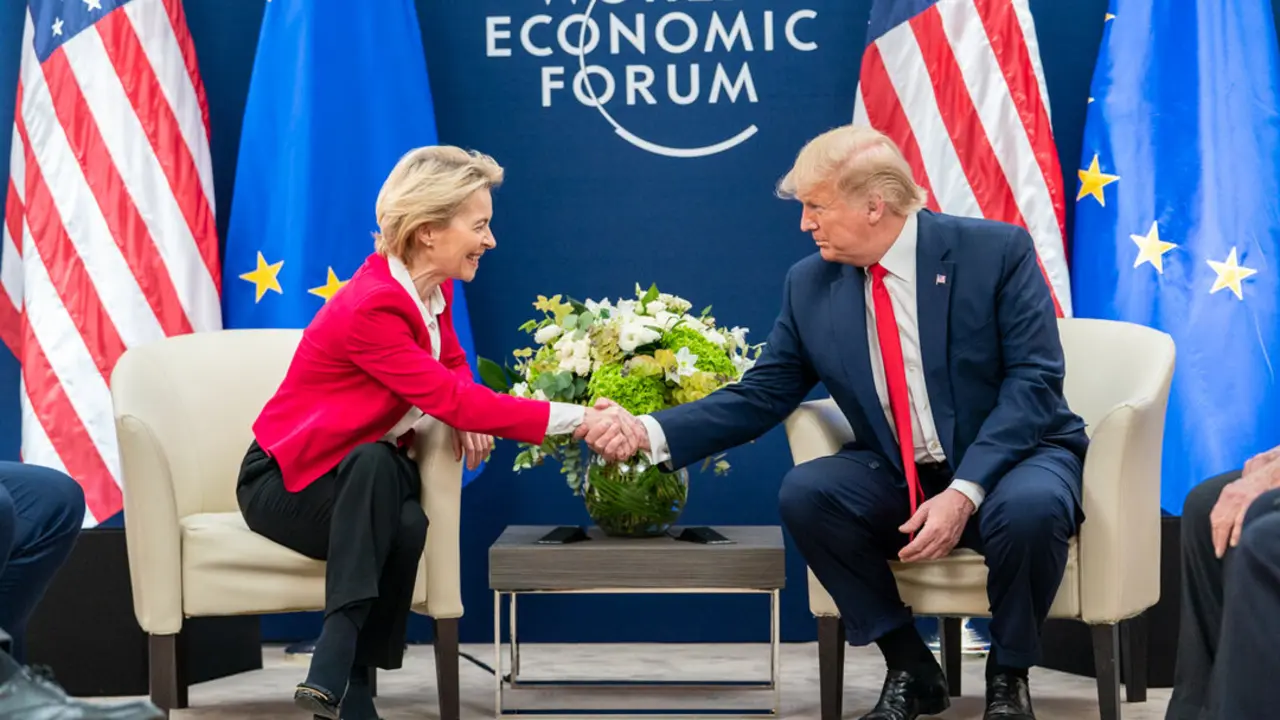 Von der Leyen y Trump. / ARCHIVO / EP